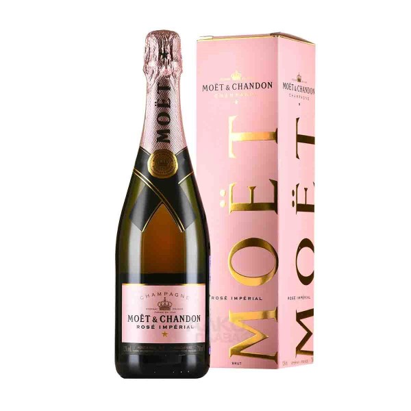 Вино игристое розовое брют Moet & Chandon Brut Imperial Rose 12% 0,75л