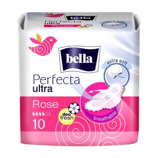 Прокладки гигиенические Bella Perfecta ultra deo 10шт rose