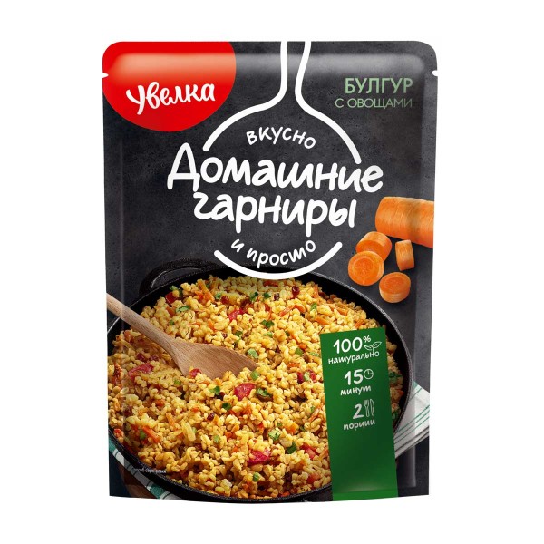 Крупа булгур с овощами Увелка 150г