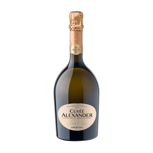 Вино России игристое Aristov Cuvee Alexander Blanc De Noirs Extra Brut белое брют 0,75л 11-13%