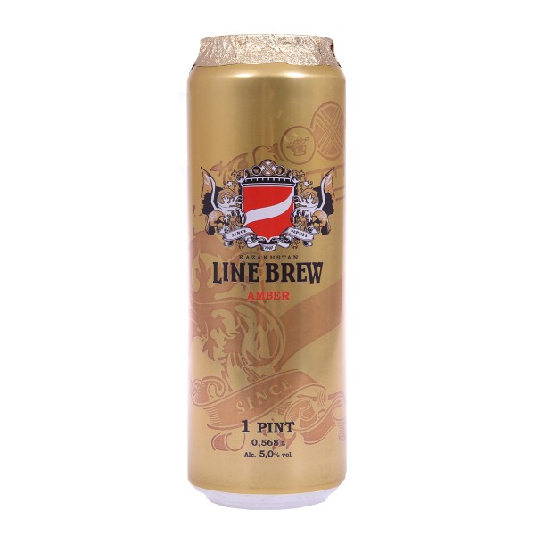 Пиво светлое Line Brew Premium Amber 5% 0,568л