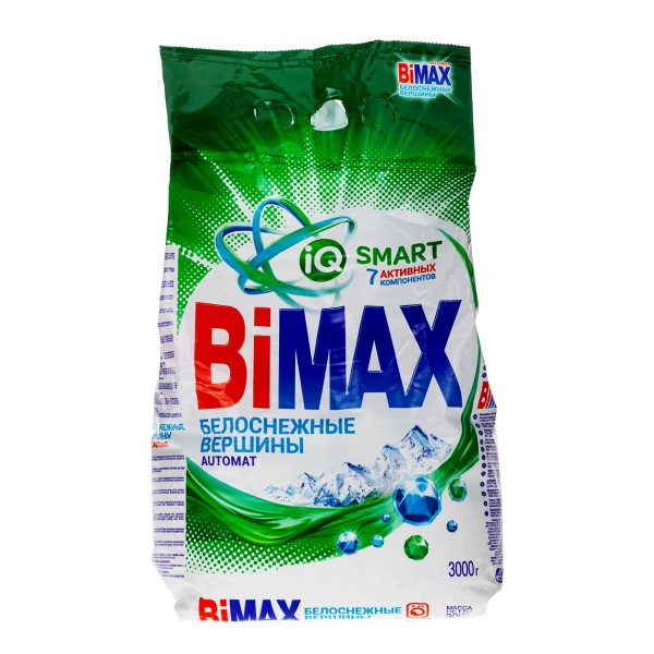 Порошок стиральный Bimax Белоснежные вершины 3кг