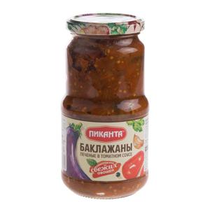 Баклажаны печеные в томатном соусе Пиканта 520гр