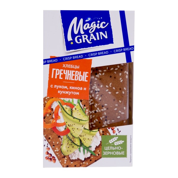 Хлебцы Magic Grain цельнозерновые гречневые 160г