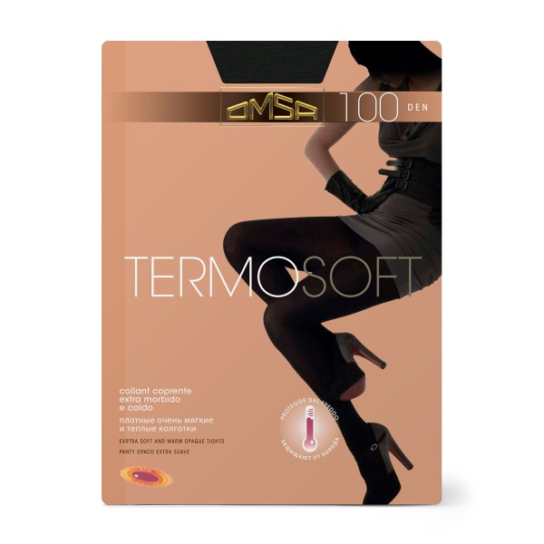 Колготки Termosoft 100den Omsa nero 3