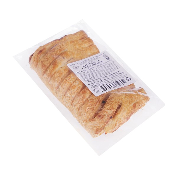 Штрудель с яблоками Вологодский Хлебокомбинат 80г