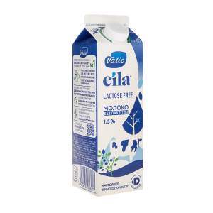 Молоко ультрапастеризованное Еila без лактозы Valio 1,5% 1л БЗМЖ
