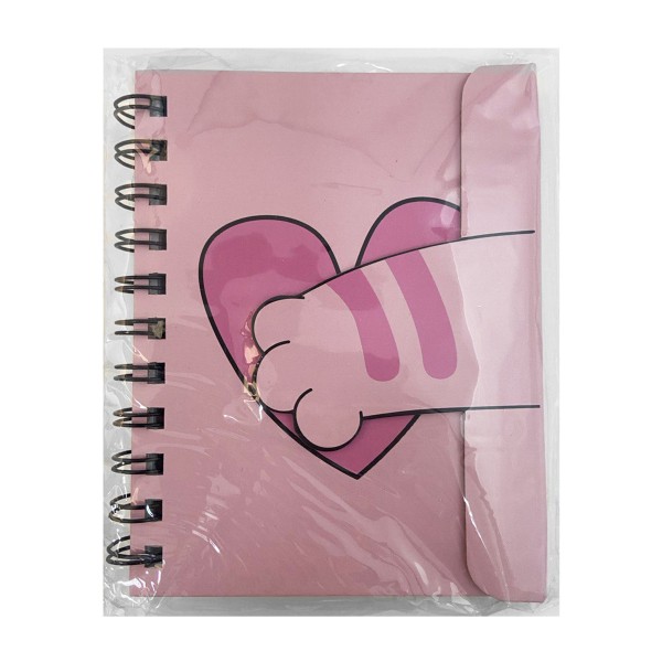 Книжка записная А6 80л линия магнит-клапан Кокос cats & heart