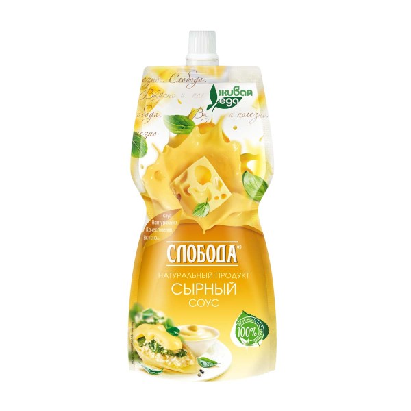 Соус майонезный Слобода сырный 60% 200мл
