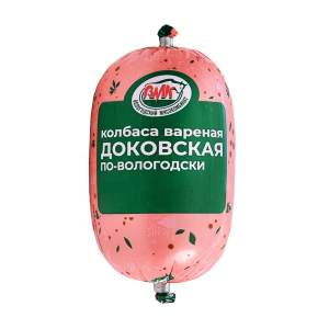 Колбаса вареная Доковская По-Вологодски Вологодский мясокомбинат 350г