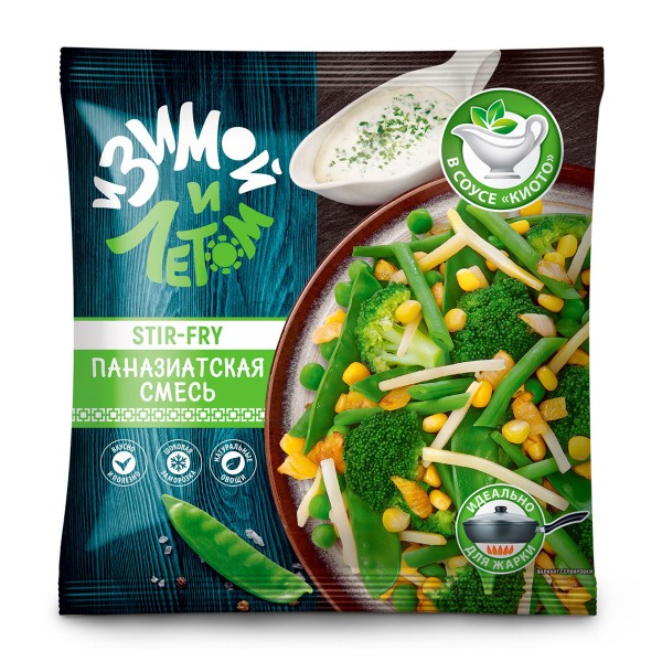 Смесь овощная Паназиатская с соусом И зимой и летом 400г