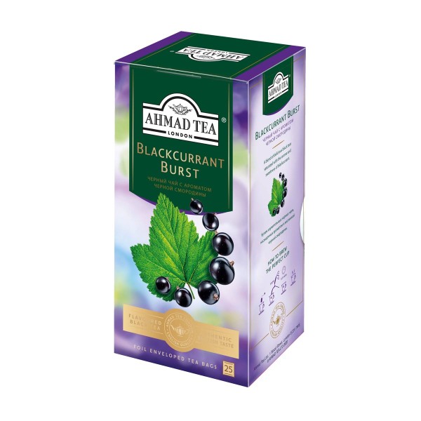 Чай черный Ahmad Tea Blackcurrant Burst 25пак