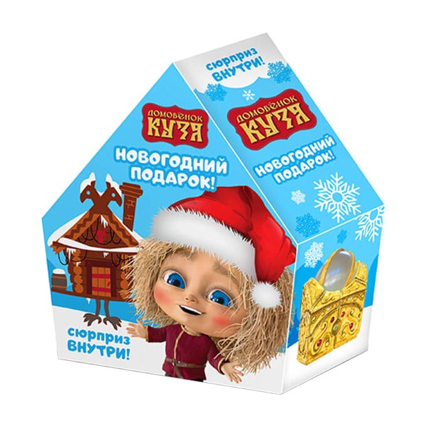Новогодний подарок Домовёнок Кузя Игрушечный домик 132,5г