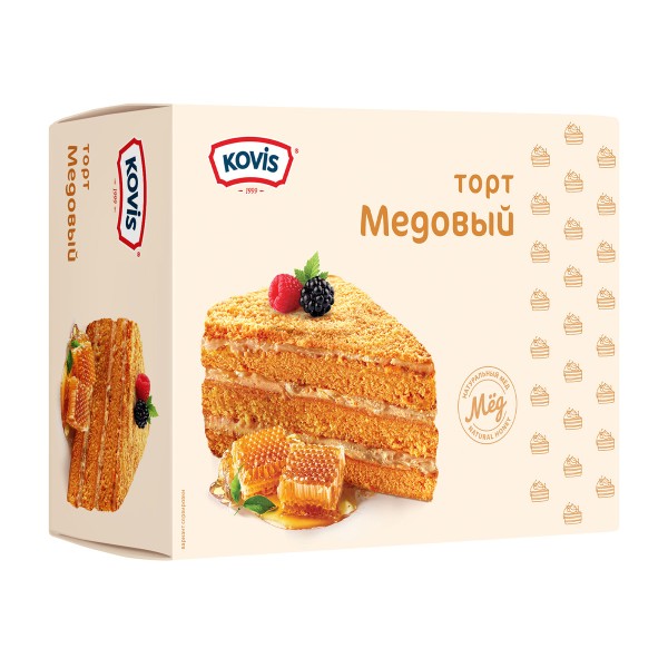 Торт бисквитный Kovis медовый 240г