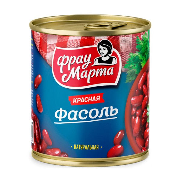 Фасоль красная в собственном соку Фрау Марта 310гр
