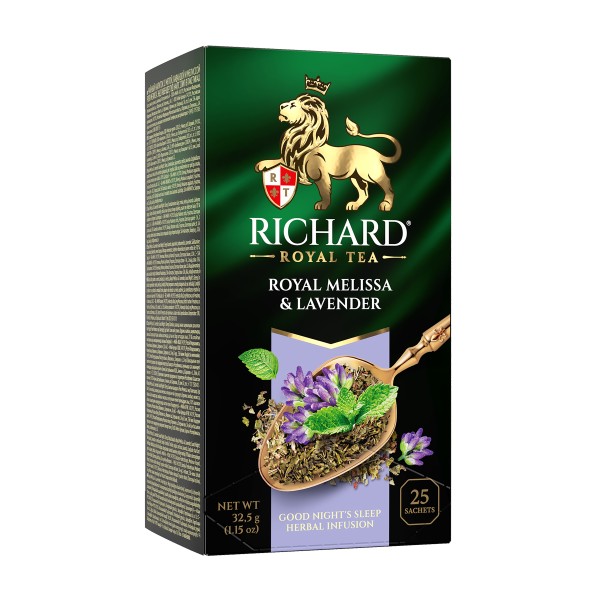 Чай травяной Richard Royal Melissa & Lavender Good Night's Sleep 25пакетиков