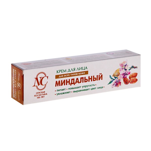 Крем для лица Невская косметика 40мл миндальный (д/всех типов кожи)