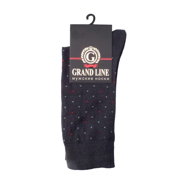 Носки мужские Grand Line графит р.27