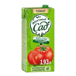 Сок Фруктовый сад 1,93л томат