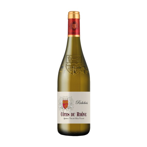 Вино Richebois Cotes du Rhone белое сухое 0,75л 13%