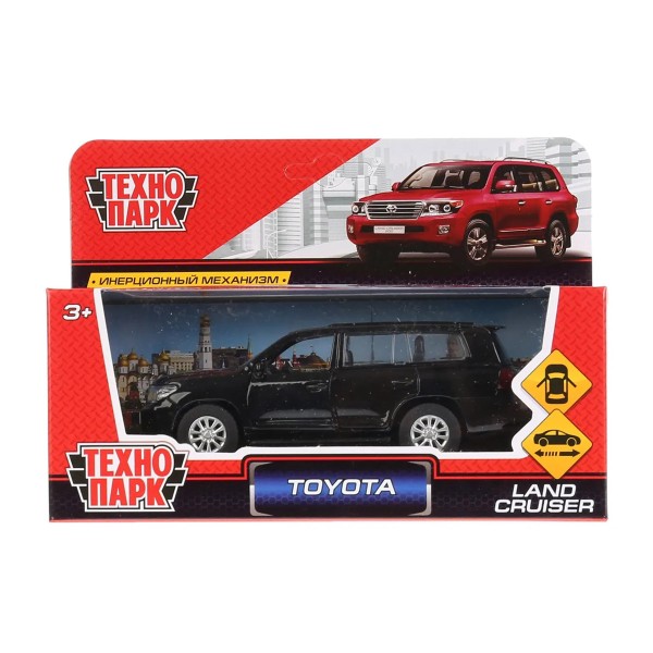 Машина Toyota Land Cruiser металлическая инерционная 12,5см Технопарк