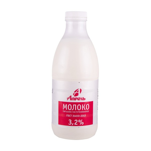 Молоко пастеризованное 3,2% МПЦ Апрель 930мл БЗМЖ