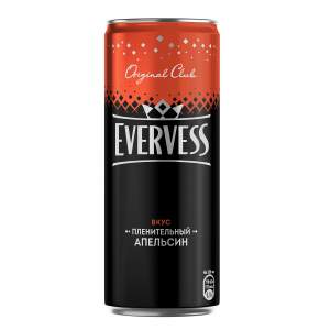 Газированный напиток Evervess пленительный апельсин Pepsi 0,33л