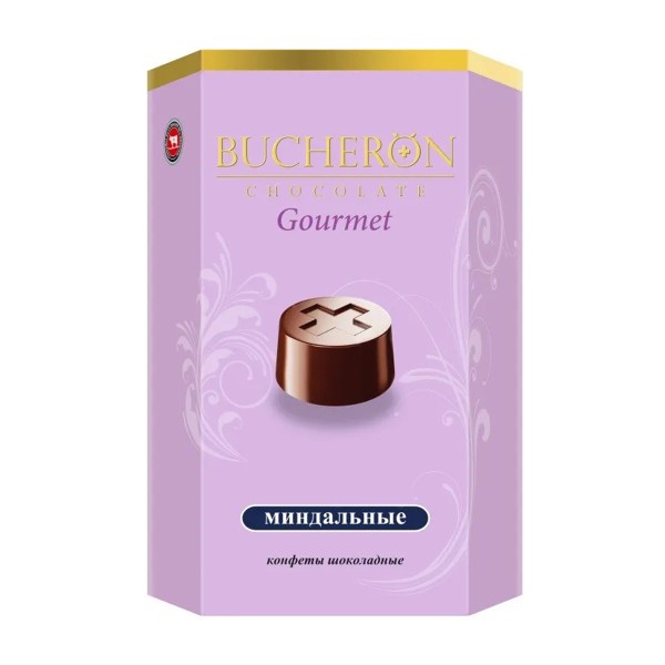Шоколадные конфеты Bucheron Gourmet со вкусом миндаля 130г