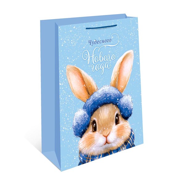 Сумка подарочная бумажная новогодняя 33х45х10см Арт&Дизайн