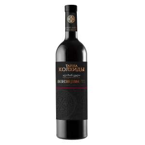 Вино ординарное красное полусладкое Алазанская долина Тайна Колхидыо 11-13% 0,75л