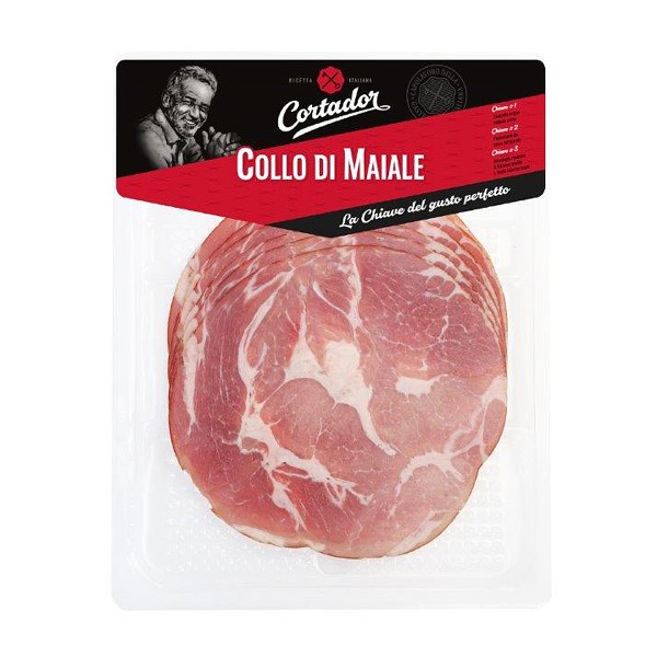Свинина сырокопченая Колло ди миале Cortador 120г нарезка
