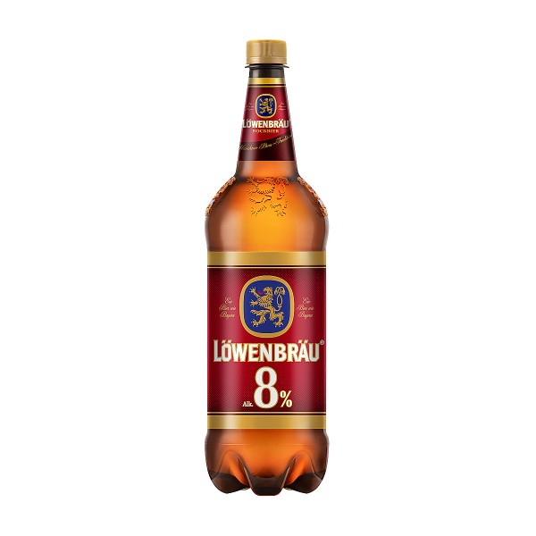 Пиво светлое Lowenbrau Бокбир крепкое 8% 1,3л