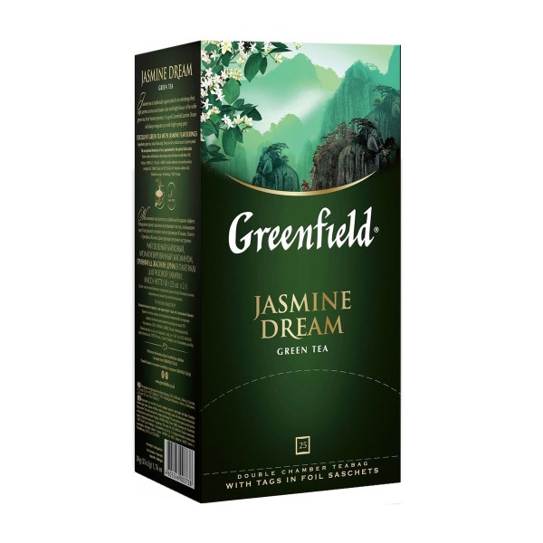 Чай зеленый Greenfield Jasmine dream 25пак