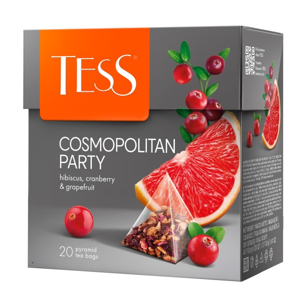 Напиток чайный Tess Cosmopolitan Party 20пирамидок