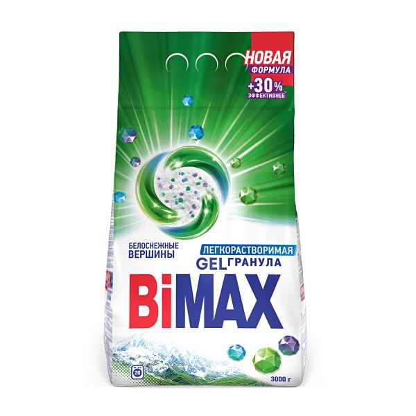 Порошок стиральный Bimax Белоснежные вершины 3кг