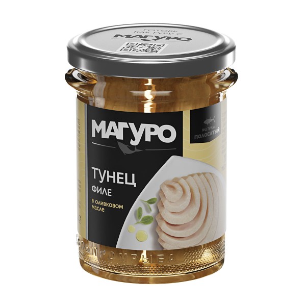 Тунец филе в оливковом масле Магуро 200г