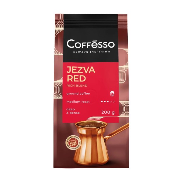 Кофе молотый Coffesso Jezva Red 200г