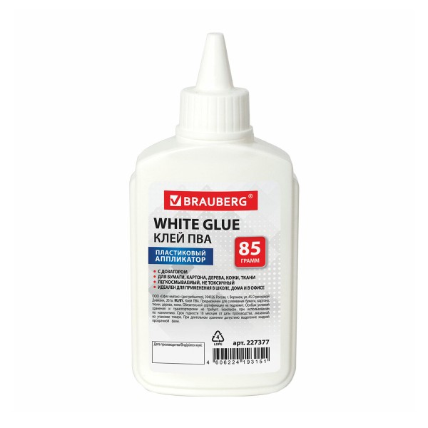 Клей ПВА 85г Brauberg