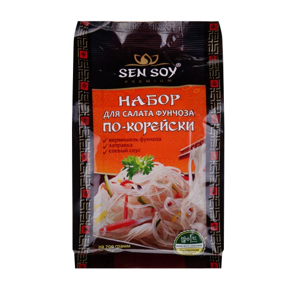 Набор для салат фунчоза по-корейски Sen Soy Premium 210гр
