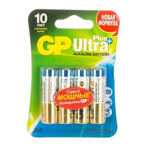 Батарейка GP LR6 Ultra Alkaline 15АU-U4 AA 4шт