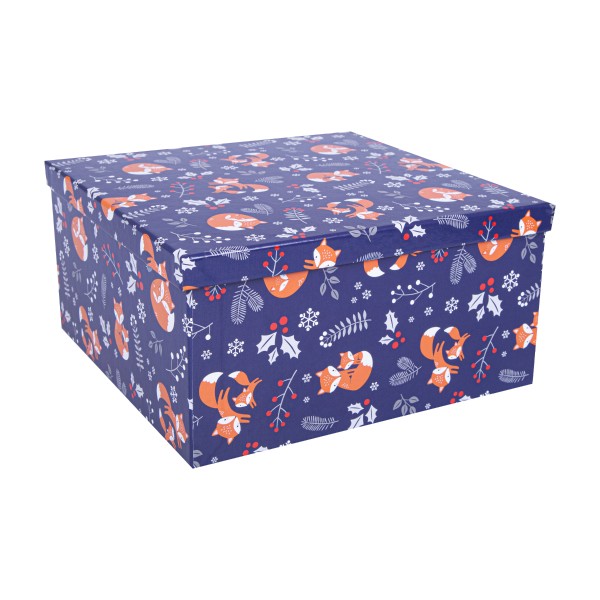 Коробка подарочная квадратная 18х18х9см Miland