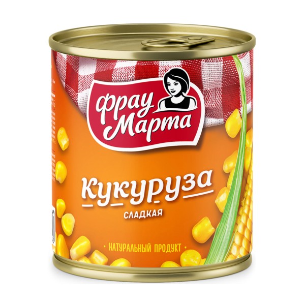 Кукуруза сахарная Фрау Марта 310г