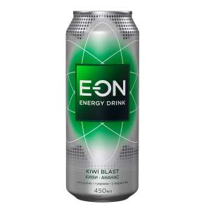 Энергетический напиток E-On Kiwi Blast 0,45л