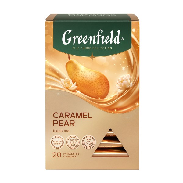 Чай черный Greenfield Caramel Pea 20пирамидок