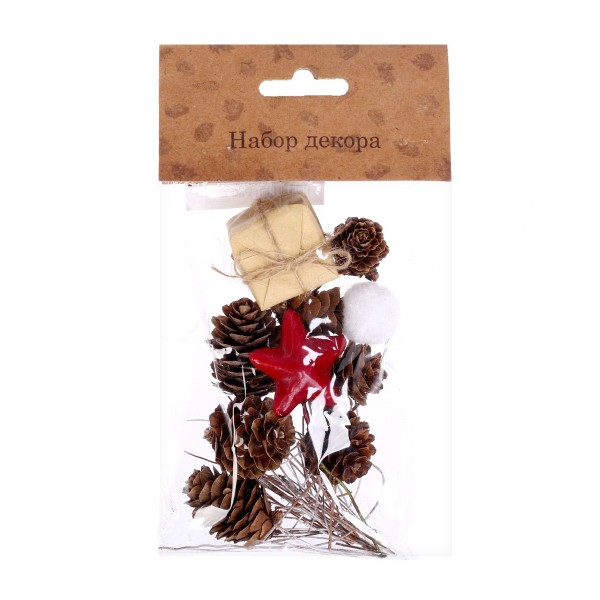 Набор новогоднего декора Незабываемый праздник Лесная мастерская