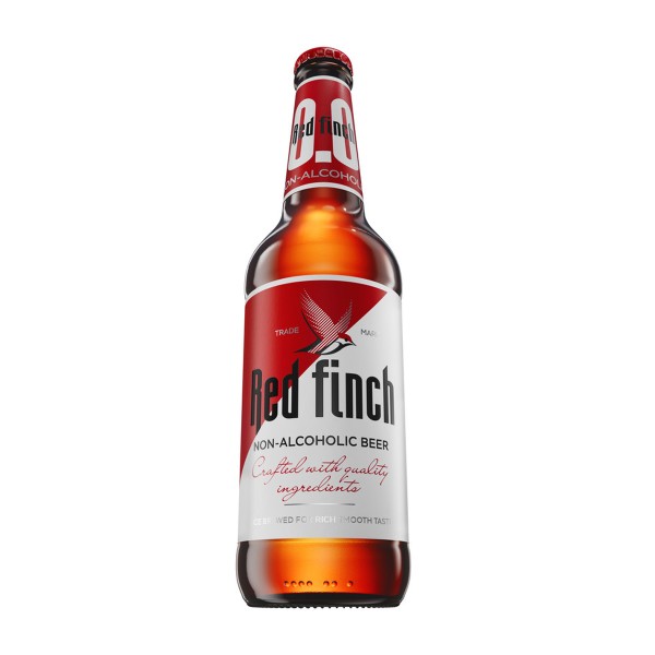 Пиво светлое безалкогольное Red Finch 0,44л