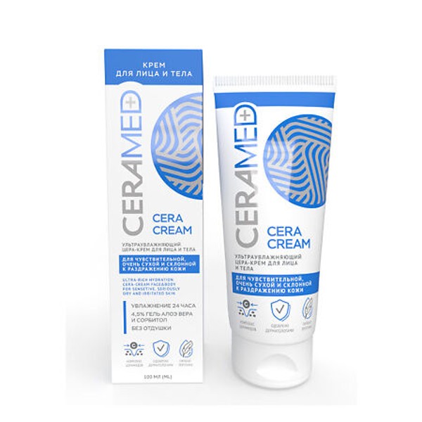 Крем для лица и тела ультраувлажняющий Ceramed 100мл