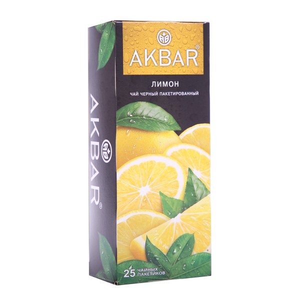 Чай черный Akbar Лимон 25пак