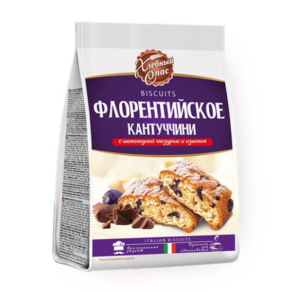 Печенье Флорентийское кантуччини Хлебный спас 200г