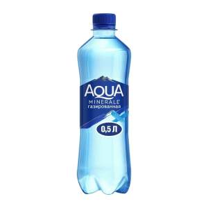 Вода питьевая газированная Aqua minerale 0,5л